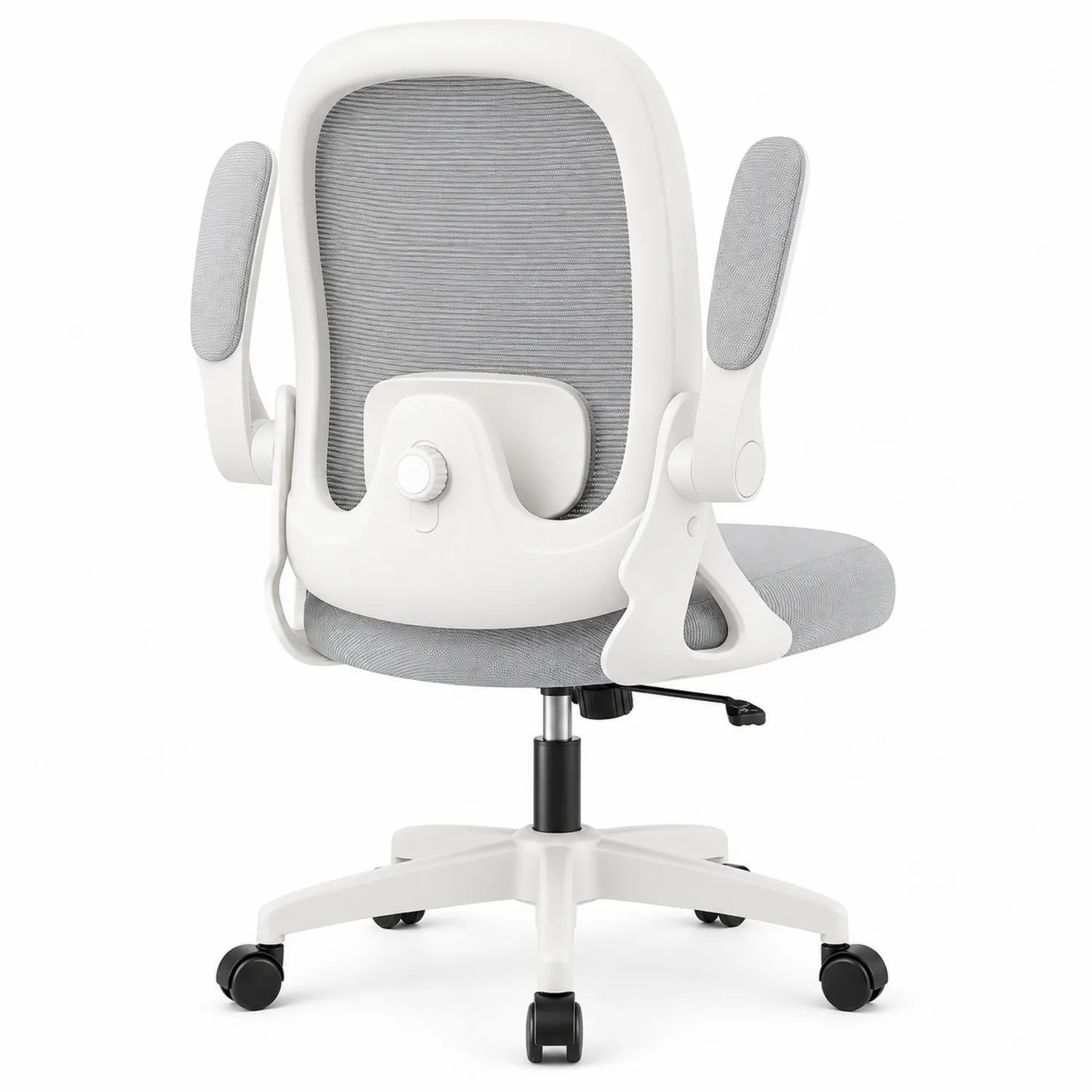 Bürostuhl Kunststoff Polyester Weiß/Grau